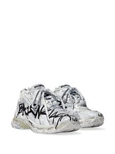 Balenciaga Sneakers met logoprint - 9010 -WHITE/BLACK