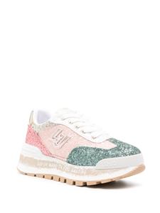 LIU JO Amazing sneakers met glitter - Roze