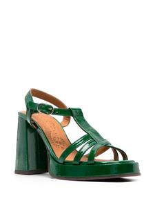 Chie Mihara Zico 103mm leren sandalen - Groen