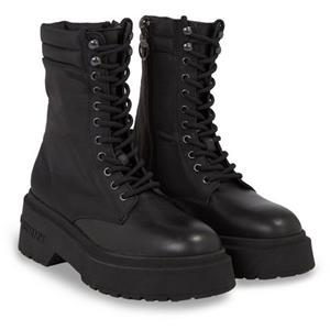 TOMMY JEANS Veterlaarsjes TJW LACE UP PADDED BOOT met zacht verdikte rand