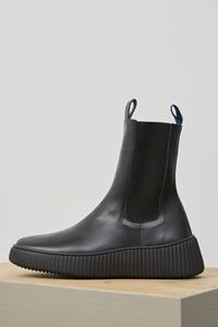 Embassy of Bricks and Logs Damen vegan London Chelsea Stiefel Schwarz/Schwarz