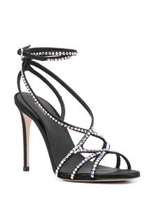Le Silla Belen 105mm strappy sandals - Zwart