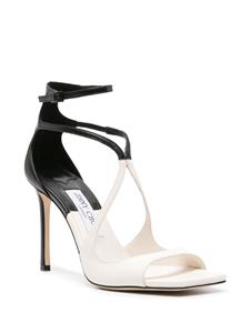 Jimmy Choo Azia 95mm leather sandals - Wit
