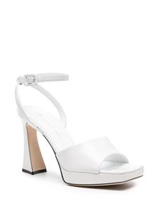 Giuseppe Zanotti Emiyle 100mm leather sandals - Wit