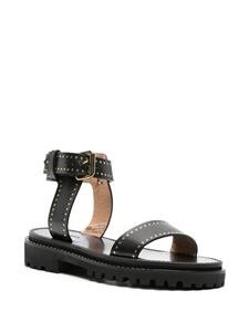 ISABEL MARANT Breena leather sandals - Zwart