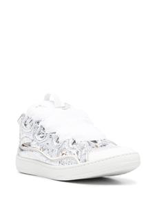 Lanvin Metallic sneakers - Zilver