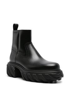 Off-White Exploration Motor leather boots - Zwart