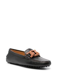 Tod's City Gommino leather loafers - Zwart