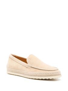 Tod's slip-on suede loafers - Bruin