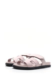 Hermès Pre-Owned pre-owned Chypre suede sandals - Roze