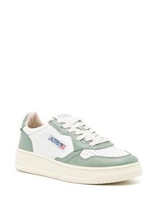 Autry Medalist leather sneakers - GREEN/WHITE