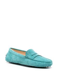 Tod's suede penny loafers - Blauw