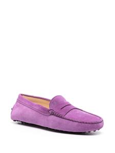 Tod's suede penny loafers - Paars