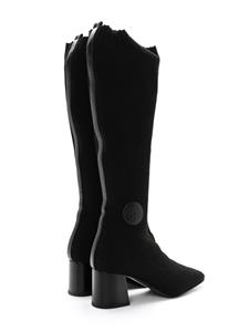 Hermès Pre-Owned pre-owned Fontaine 60mm knee boots - Zwart