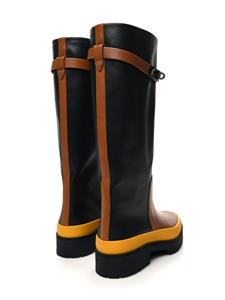 Hermès Pre-Owned pre-owned Barn knee boots - Zwart