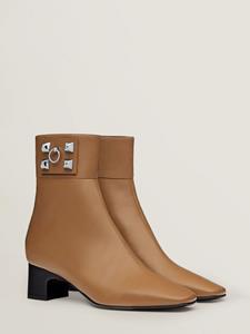 Hermès Pre-Owned pre-owned Decouverte 50mm ankle boots - Beige