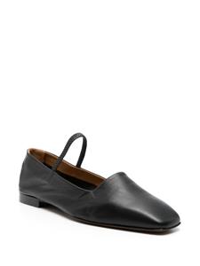 ATP Atelier Petina leather ballerina shoes - Zwart