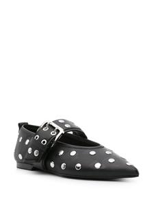 Bimba y Lola Ballerina's met studs - Zwart