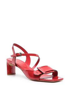Del Carlo 50mm leather sandals - Rood