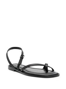 A.EMERY Lucia buckle-fastening leather sandals - Zwart
