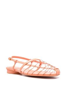 Ferragamo Slingback sandalen met bandjes - Oranje