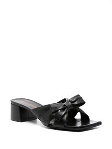 Stuart Weitzman Sofia leren sandalen - Zwart