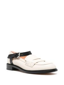 AGL Olivia leather loafers - Beige
