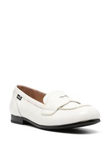 Love Moschino heart-slot loafers - Wit
