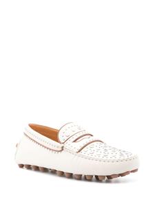 Tod's Gommino Macro studded loafers - Wit
