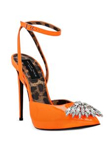 Philipp Plein Broche lakleren pumps - Oranje