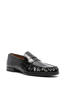 Tod's leather penny loafers - Zwart