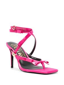 Versace Jeans Couture 85mm bow-detailing sandals - Roze