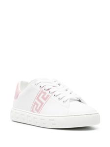 Versace Greca-embroidered sneakers - Wit