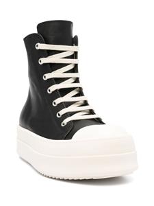 Rick Owens Mega Bumper leather sneakers - Zwart