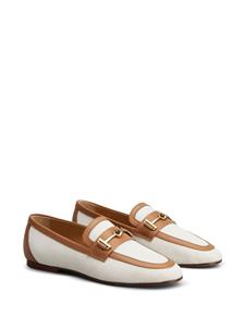 Tod's two-tone chain loafers - Beige
