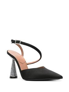 D'ACCORI Arya satin pumps - Zwart