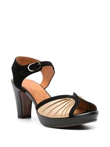 Chie Mihara Eria 90mm suede sandals - Zwart