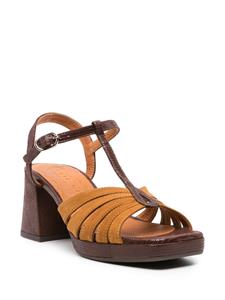 Chie Mihara Galta 75mm leather sandals - Bruin
