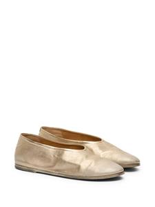 Marsèll Coltellaccio leather ballerina shoes - Goud