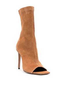 Paris Texas Amanda 110mm suede boots - Bruin