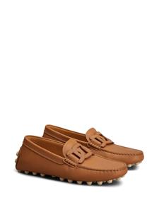Tod's Gommino chain-motif loafers - Bruin