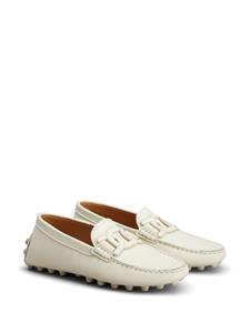 Tod's Gommino chain-motif loafers - Wit