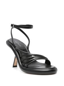 Vic Matie strappy leather sandals - Zwart