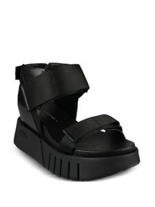 United Nude Delta Run leather sandals - Zwart