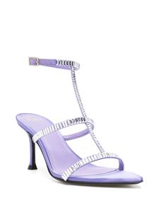 Alevì Lisa crystal-embellished sandals - Paars