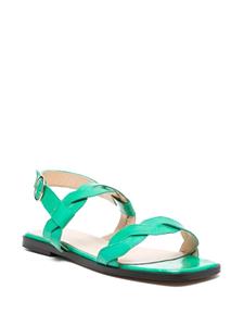 Tila March Rhea gevlochten sandalen - Groen