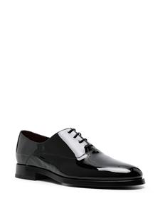 Valentino Garavani patent-leather Oxford shoes - Zwart