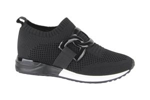 La Strada 2203626-4501 black dames instappers sportief