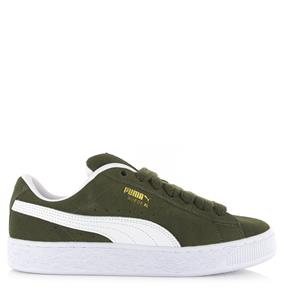 Puma Suede xl dark olive white lage sneakers unisex