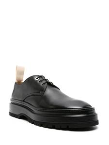 Jacquemus Les Pavane leather derby shoes - Zwart